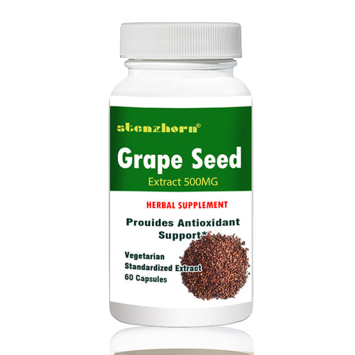 grape seed  500mg 60pcs  support collagen formation, provide antioxidant support