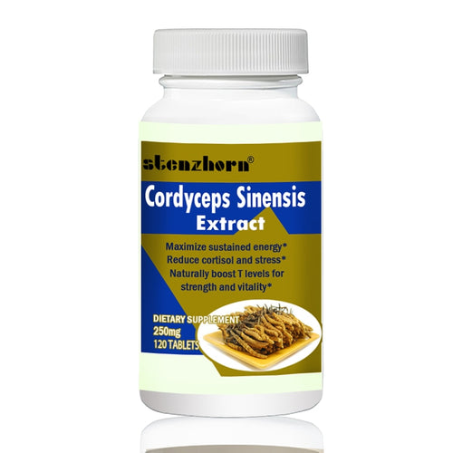 cordyceps Sinensis    extract Mushroom Extract  250mg120PCS can help the body fight against free radical damage.