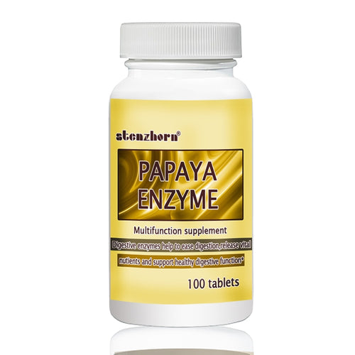 PAPAYA ENZYME  100 PCS  help to ease digestion